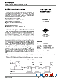 Datasheet MC100E137 производства ON Semiconductor