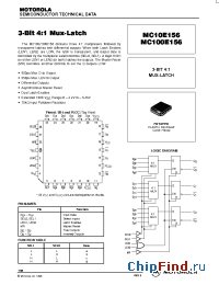 Datasheet MC100E156 производства ON Semiconductor