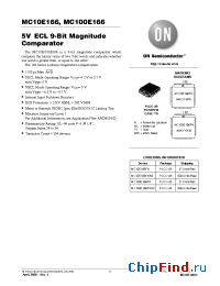 Datasheet MC100E166FNR2 manufacturer ON Semiconductor