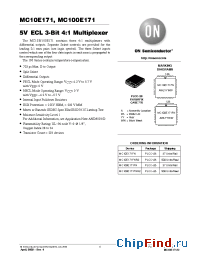 Datasheet MC100E171FNR2 manufacturer ON Semiconductor