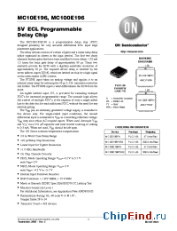 Datasheet MC100E196FNR2 manufacturer ON Semiconductor
