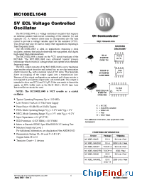 Datasheet MC100EL1648DTR2 manufacturer ON Semiconductor