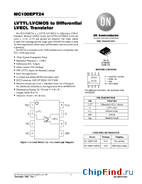 Datasheet MC100EPT24DR2 manufacturer ON Semiconductor
