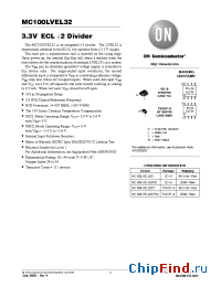 Datasheet MC100LVEL32DT производства ON Semiconductor