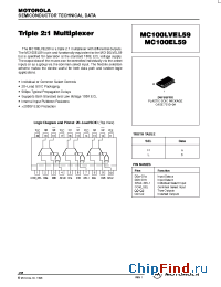 Datasheet MC100LVEL59 manufacturer ON Semiconductor