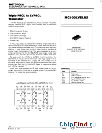 Datasheet MC100LVEL92 производства ON Semiconductor
