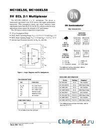 Datasheet MC10EL58DTR2 производства ON Semiconductor