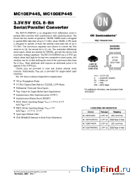 Datasheet MC10EP445FA manufacturer ON Semiconductor