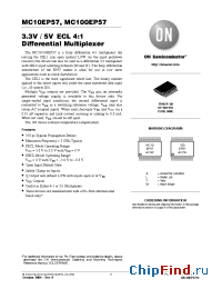 Datasheet MC10EP57DTR2 производства ON Semiconductor