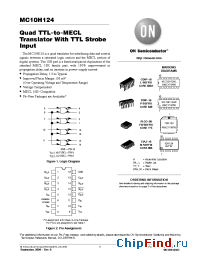 Datasheet MC10H124L производства ON Semiconductor