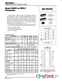 Datasheet MC10H352 manufacturer ON Semiconductor