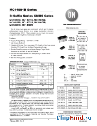 Datasheet MC14011BDR2 manufacturer ON Semiconductor