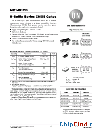 Datasheet MC14012BD производства ON Semiconductor