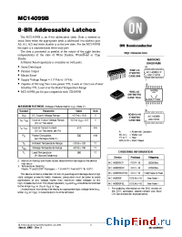 Datasheet MC14099BFEL производства ON Semiconductor