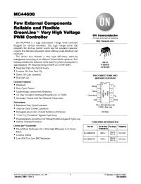 Datasheet MC44608P40 manufacturer ON Semiconductor