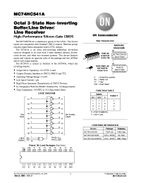 Datasheet MC74HC541AN manufacturer ON Semiconductor