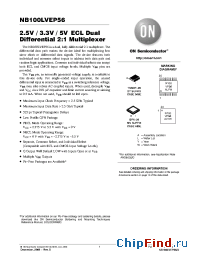 Datasheet NB100LVEP56 manufacturer ON Semiconductor
