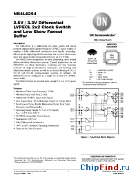 Datasheet NB4L6254FAG manufacturer ON Semiconductor