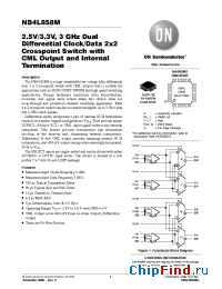 Datasheet NB4L858MFAG manufacturer ON Semiconductor
