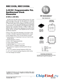 Datasheet NBC12430FNG manufacturer ON Semiconductor