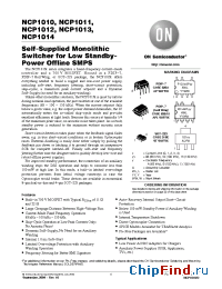 Datasheet NCP1012 производства ON Semiconductor