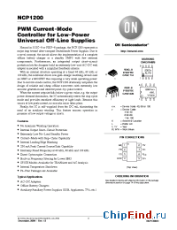 Datasheet NCP1200P40G производства ON Semiconductor