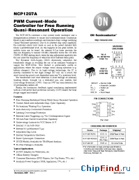 Datasheet NCP1207ADR2G manufacturer ON Semiconductor