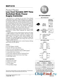 Datasheet NCP1215DR2G производства ON Semiconductor