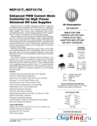 Datasheet NCP1217AD100R2 manufacturer ON Semiconductor