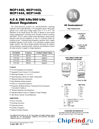 Datasheet NCP1443FR4 manufacturer ON Semiconductor