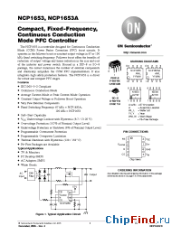Datasheet NCP1653ADR2 производства ON Semiconductor
