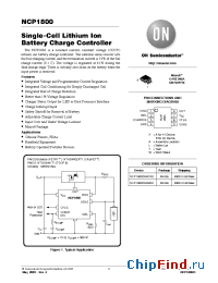 Datasheet NCP1800 manufacturer ON Semiconductor