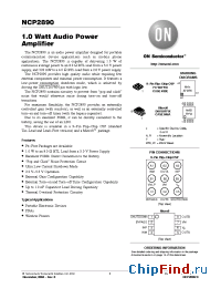 Datasheet NCP2890 manufacturer ON Semiconductor