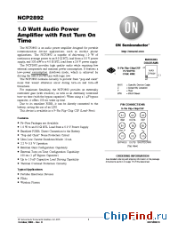 Datasheet NCP2892AFCT2G manufacturer ON Semiconductor