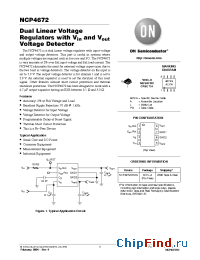 Datasheet NCP4672DR2G manufacturer ON Semiconductor
