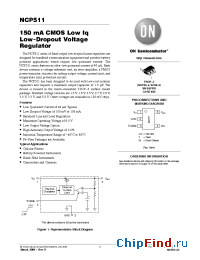 Datasheet NCP511SN25T1 manufacturer ON Semiconductor