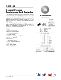 Datasheet NCP5162DR2 manufacturer ON Semiconductor