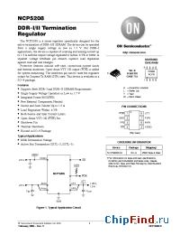 Datasheet NCP5208DR2 manufacturer ON Semiconductor
