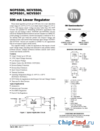 Datasheet NCP5500DT50RKG manufacturer ON Semiconductor