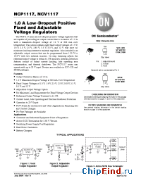 Datasheet NCV1117DT18T5 manufacturer ON Semiconductor