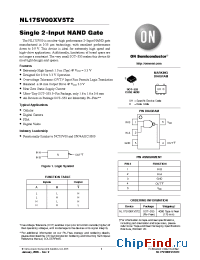Datasheet NL17SV04XV5T2 производства ON Semiconductor