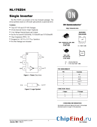 Datasheet NL17SZ04 manufacturer ON Semiconductor