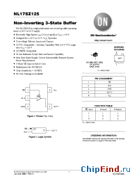 Datasheet NL17SZ125 manufacturer ON Semiconductor