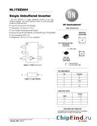 Datasheet NL17SZU04XV5T2 производства ON Semiconductor