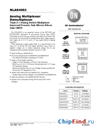 Datasheet NLAS4053D manufacturer ON Semiconductor