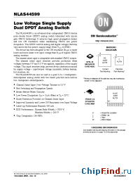Datasheet NLAS44599DTR2 manufacturer ON Semiconductor