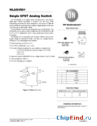 Datasheet NLAS4501DFT2G manufacturer ON Semiconductor