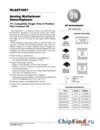 Datasheet NLAST4051D manufacturer ON Semiconductor