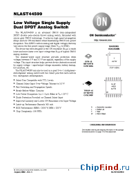Datasheet NLAST44599DT manufacturer ON Semiconductor