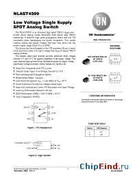 Datasheet NLAST4599 manufacturer ON Semiconductor